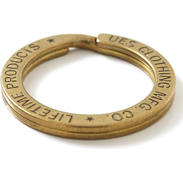 真鍮 スナップシャックル キーホルダー（二重リング仕様 Lサイズ）ブラス Amazon.co.jp: [BRASS STORE] 真鍮 スナップシャックル キーホルダー