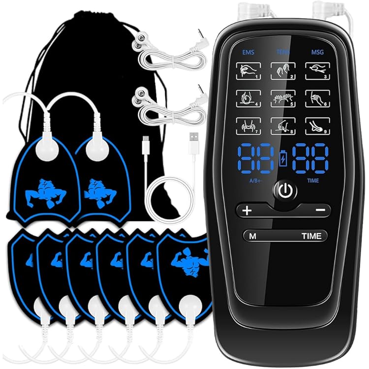 Amazon | YOSINA EMS 全身筋肉刺激 9モード 30階段強度 A/Bデュアル