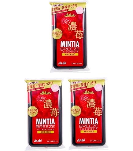 Amazon | アサヒグループ食品 ミンティアブリーズ 濃苺 30粒×48個