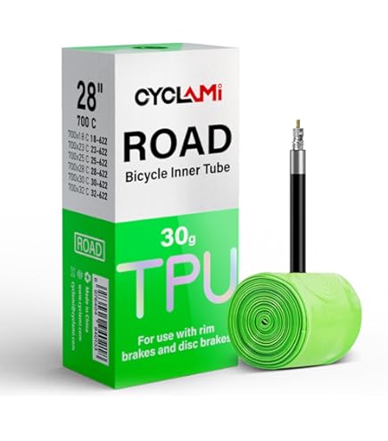 Amazon | 2本セット CYCLAMI 65g 超軽量 マウンテンバイクTPUインナー