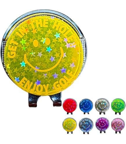 Amazon | MARUA(マルア) ゴルフマーカー 集光マーカー スマイル YG