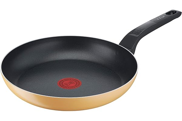 ティファール フライパン 25cm ガス火専用 PFOAなどの有害物質不使用 こびりつきにくさ長持ち 「マリーゴールドイエロー フライパン」 イエロー B56105