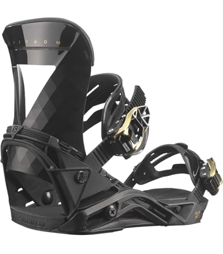 23-24SALOMON ホログラム　スノーボード ビンディング ブラック サロモン（SALOMON）（メンズ、レディース）スノーボードビンディング