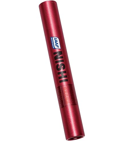 NISHI陸上競技 リレーバトン イエロー レッド2本セット【美品】 NISHI陸上競技 リレーバトン イエロー レッド2本セット【美品