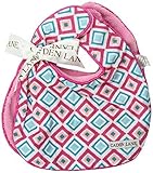 Caden Lane Ikat Collection Bib Set, Diamond Pink, 2-Count by Caden Lane [並行輸入品]