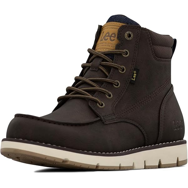Dockers Thames Lace-Up Moc Toe Stain Defender Boots DARK BROWN Men\'s Size 9.5 M Dockers Men main image 3