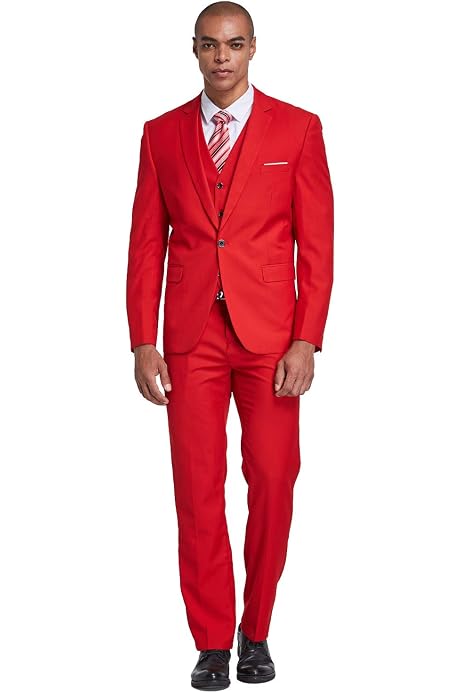 MAGE MALE Men's 3 Pieces Suit Elegant 
