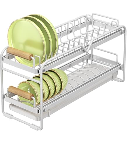 水切りラック 食器水切り 水切りカゴ 水切りかご みずきりかご 2段 食 Amazon｜水切りラック 食器水切り 水切りカゴ 水切りかご みずきりかご