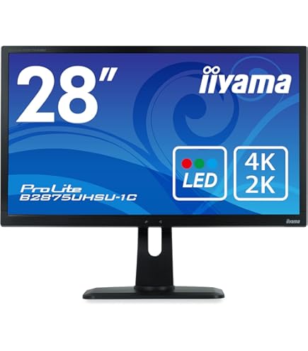 iiyama 28型 4Kディスプレイ B2888UHSU-B1 Amazon.co.jp: iiyama 4K モニター ディスプレイ B2875UHSU-B1