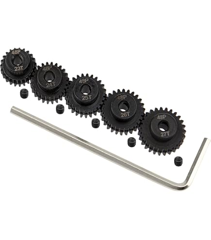 Amazon | ShareGoo Steel 32P 5mm ピニオンギアセット 17T 18T 19T 20T