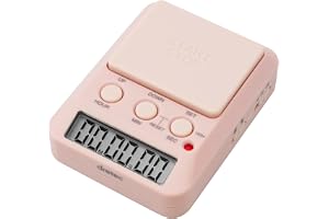 ドリテック(dretec) 勉強タイマー タイムアップ2 消音 T-587PK3 ピンク