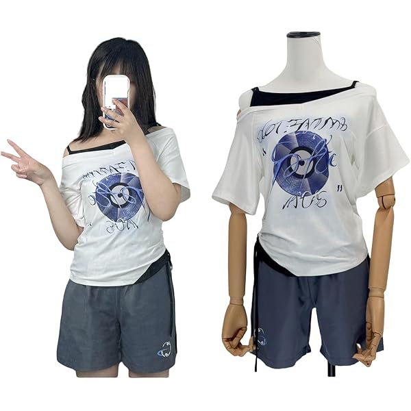 恋と深空 女 主人公 コスプレ 衣装 Tシャツ ズボン M 8108koHMF2L._UY1000_.jpg