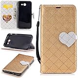 Aireratze(TM) Samsung Galaxy J3 2017 ケース　PU　手帳型　携帯電話用 [USBケーブルは無料です]　カバー カード収納ポケット付き　マグネット式　ストラップ付き　