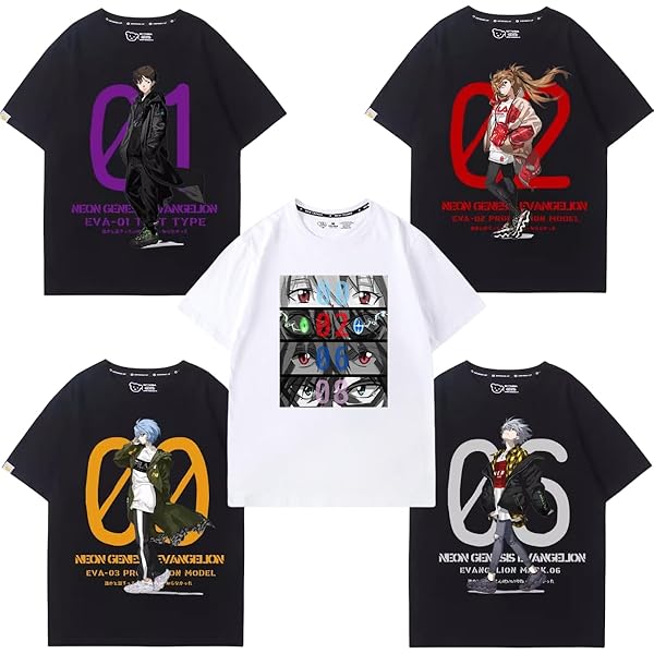 Amazon | 新世紀エヴァンゲリオンTシャツ綾波レイ碇シンジ渚