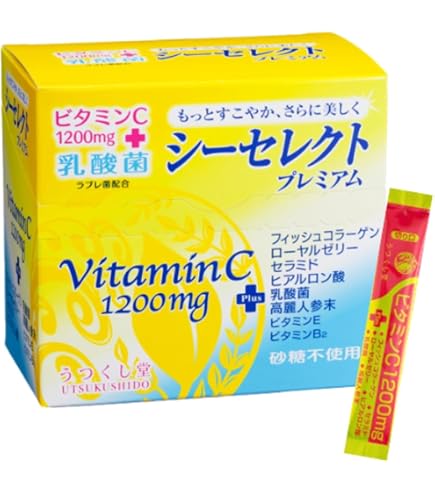 Amazon | 【3個セット】 シーセレクトプレミアム ビタミンC1200mg配合