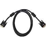 Amazon Basics DVI to DVI Monitor Adapter Cable - 6.5 Feet (2 Meters), Black