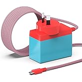 Mixyaceh 39W for Nintendo Switch Charger, AC Adapter Cable Power Cord for Switch Lite Switch OLED Controller 15V Type USB C S