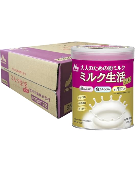 Amazon.co.jp: 森永乳業 大人のための粉ミルク ミルク生活プラス 300g