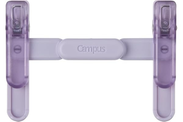 コクヨ キャンパス ペンのように持ち運べる ブッククリップ 紫 AMBC-H01V