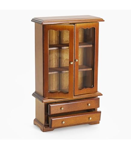 Amazon | Odoria ドールハウス キャビネット ガラス扉 ミニチュア：1