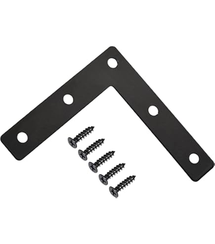 Amazon.co.jp: uxcell T字型ブラケット 80x80x1 mm 鉄 補修プレート