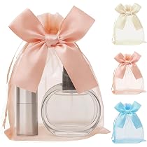 Amazon | Gloteki オーガンジー巾着袋 ラッピング袋 3色30枚 10x15cm
