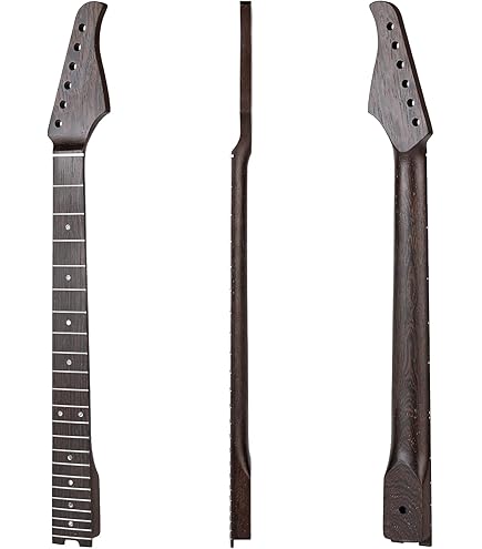 Amazon | 24フレット ギターネック ウェンジネック ウェンジフレット