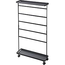 Amazon｜山崎実業(Yamazaki) 洗濯用品 収納ワゴン ブラック 約