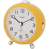 CASIO(カシオ) 目覚まし時計 黄色 アナログ 小型 スヌーズ ライト付き TQ-149-9JF