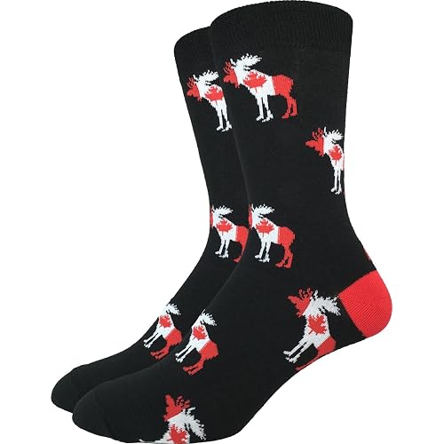 Good Luck Sock Men's Fish and Ocean Animal Socks, Adult