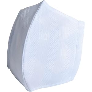 レワード(Reward) 日本製 サマーエチケットマスク 野球ユニフォームメーカーが作った洗える立体布マスク 裏メッシュ素材 銀イオン効果(防臭/抗菌) 国内生産(浜松工場) スカイブルー L