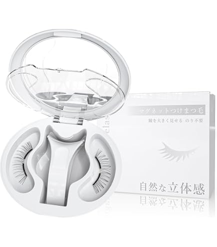 Amazon | MLEN DIARY マグネットつけまつ毛 接着剤不要 再利用可能 