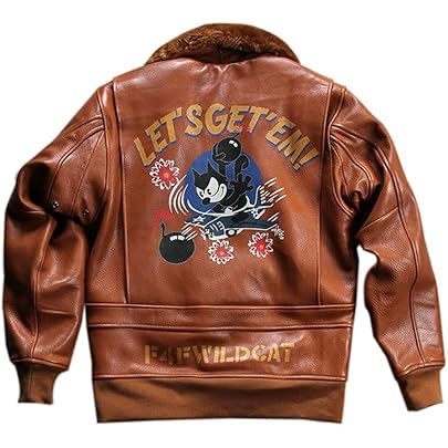 Amazon | [VIIBOY] 本革フライトジャケット G-1フライト