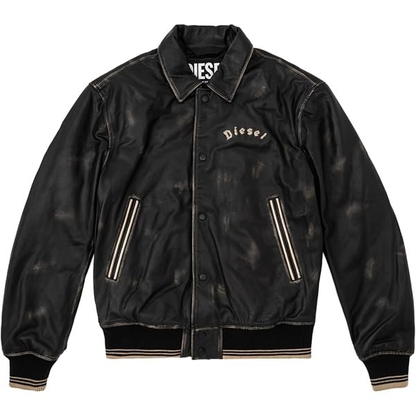 Amazon | ac Milan × Diesel ボンバージャケット ブラック XL | コート