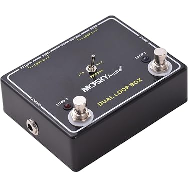 Amazon | MOSKYAUDIO ギターエフェクトループスイッチャーペダル 2