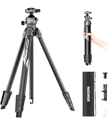 Amazon | Matterport ポータブル三脚カメラスタンド 最大62インチまで