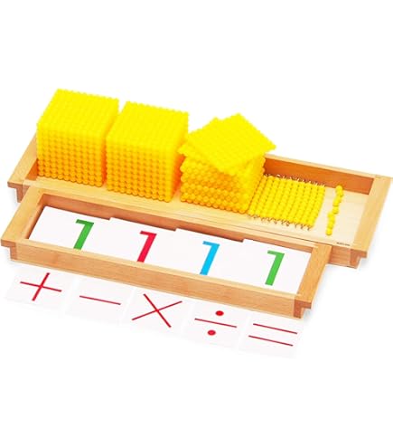 Amazon.co.jp: 【MONTE Kids】モンテッソーリ教具 - 十進法1-1000の金