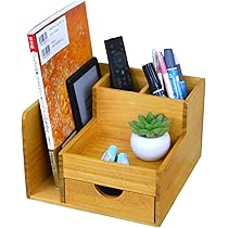 Amazon.co.jp: Juleduo 木製 卓上 収納 小物入れ 引き出し 小物