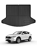 Mixsuper マツダ CX-5 KF系 ラゲッジマット トランクマット 3Dラゲージトレイ MAZDA CX5 立体 カーゴマット ラゲージトレイ CX-5 カスタムパーツ TPE材質 防水性 耐摩擦 耐汚れ 内装パーツ 1PCSセット