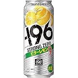 【糖類ゼロ プリン体ゼロ】 -196 ストロングゼロ ビターレモン [サントリーチューハイ 500ml×24本 ] イチキューロク