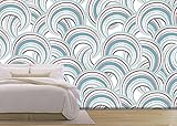 wall26 粘着式 Wall Muralシリーズ 壁紙 大型 100"x144" WMR-WP-X-CA33-100x24x6