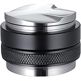 53mm Coffee Distributor & Tamper, MATOW Dual Head Coffee Leveler Fits for 54mm Breville Portafilter, Adjustable Depth- Profes