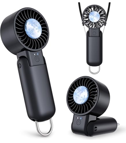QOOLA　PRO02 ハンディクーラー　ハンディファン 新品未使用 超超超コンパクト！ハンズフリーバンド付きハンディクーラー