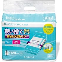 【未使用品】使い捨て防水シーツ120x180cm 8枚入り 2個セット 61N6JrAUK0L._AC_UL210_SR210,