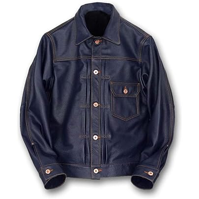 Amazon | [Edlike] GABRIEL 本革 メンズフランス 牛革 インディゴ 最