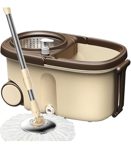 使いやすい専用バケツ付きフロアモップ Amazon｜モップバケツセット 世帯の回転式モップのバケツの床の