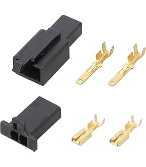 みーな DAYTONA（バイク用品） ウインカーコネクター(セット) ブラック