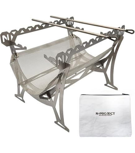 Amazon｜N-project チタン五徳 【Naturestove N-716専用】｜鍋敷き