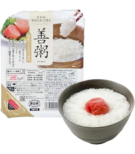 Amazon | たかの 善粥 200g×3食パック | たかの | おかゆ・雑炊 通販