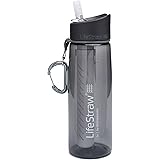 LifeStraw Go 2-Stage Water Filter Bottle, Grey